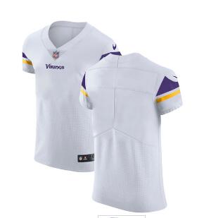 Men's Nike Minnesota Vikings Blank White Stitched NFL Vapor Untouchable Elite Jersey