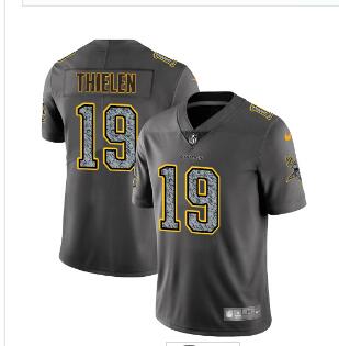 Nike Vikings #19 Adam Thielen Gray Static Men's Stitched NFL Vapor Untouchable Limited Jersey