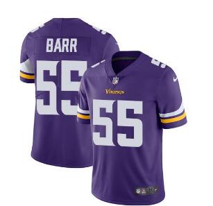 Nike Minnesota Vikings #55 Anthony Barr Purple Team Color Men's Stitched NFL Vapor Untouchable Limited Jersey