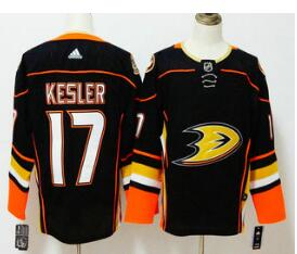 Men's Anaheim Ducks #17 Ryan Kesler Black 2017-2018 Hockey Stitched NHL Jersey