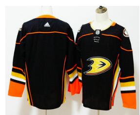 Men's Anaheim Ducks Blank Black 2017-2018 Hockey Stitched NHL Jersey