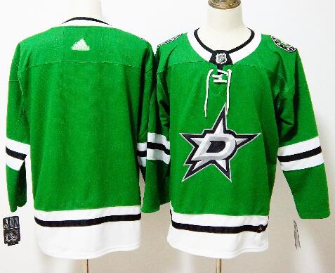 Men's Dallas Stars Blank Green 2017-2018 Hockey Stitched NHL Jersey
