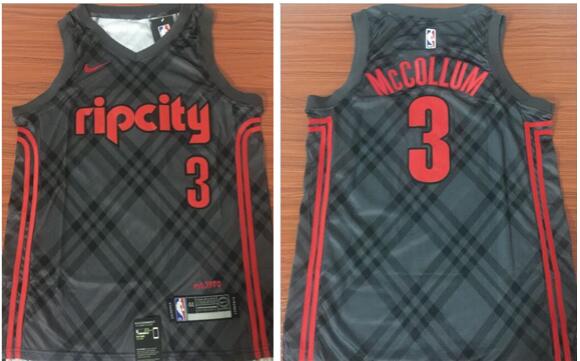 New Nike Portland Trail Blazers 3 C.J. McCollum City Style Basketball Jersey