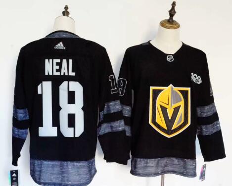 18# James Neal Black 1917-2017 100th Anniversary Stitched NHL Jersey