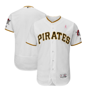 Pittsburgh Pirates Blank White 2018 Mother's Day Flexbase Jersey
