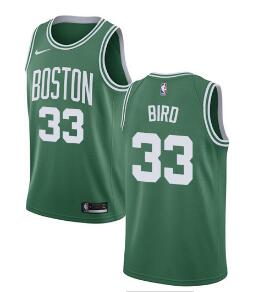 Nike Boston Celtics #33 Larry Bird Green NBA Swingman Icon Edition Jersey