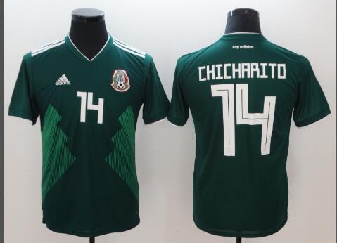 Chicharito Mexico 2018 Authentic Home Jersey by adidas