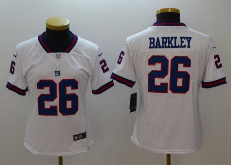 Newest 2018 Draft First Round Pick 26 Saquon Barkley Rush Football Jersey