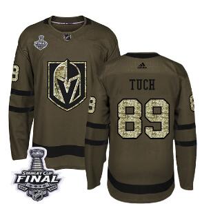 Adidas Golden Knights #89 Alex Tuch Green Salute to Service 2018 Stanley Cup Final Stitched NHL Jersey