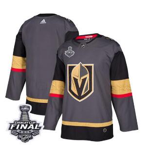 Adidas Golden Knights Blank Grey Home Authentic 2018 Stanley Cup Final Stitched NHL Jersey