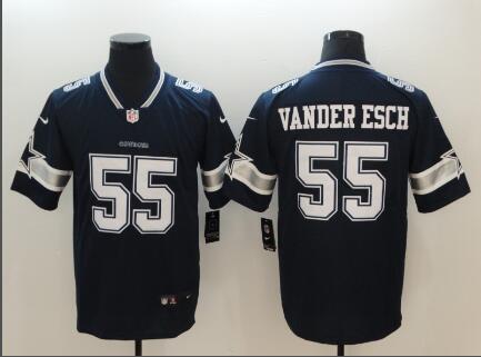 Men Dallas Cowboys Leighton Vander Esch #55 Nike Footaball Jersey