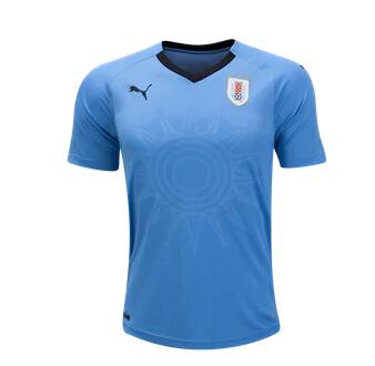 Uruguay 2018 Home Jersey by PUMA  can with any name and No, you want