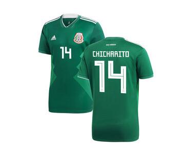 Youth Javier Hernandez Mexico National Team adidas Youth 2018 Home Replica Jersey - Green