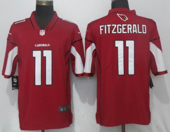 Nike Arizona Cardinals 11 Larry Fitzgerald Limited Red NFL Jerseys