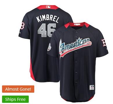Men's American League Craig Kimbrel Majestic Navy 2018 MLB All-Star Game Home Run Derby Player Jersey