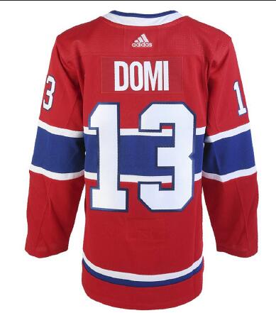 2018 New Adidas Montreal Canadiens Max Domi 13# Hockey Jersey Custom