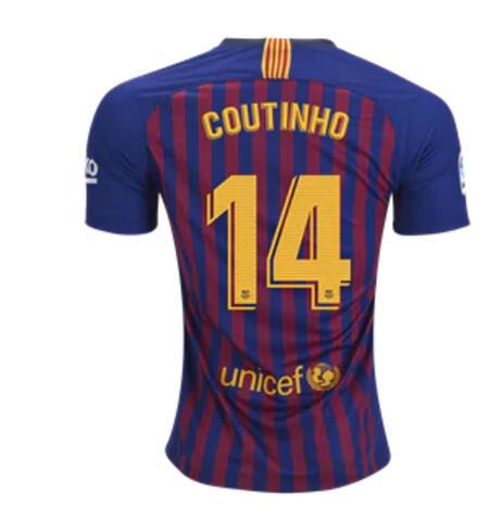 Coutinho FC Barcelona 18/19 Home Jersey by Nike