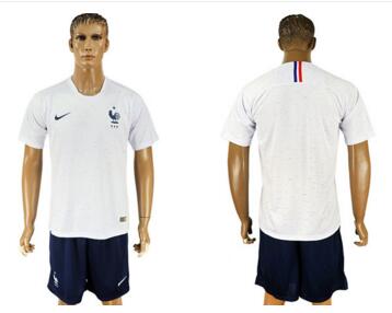 France Away 2018 FIFA World Cup Soccer Jersey