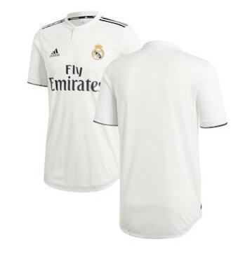 Men's adidas White Real Madrid 2018/19 Home  Jersey