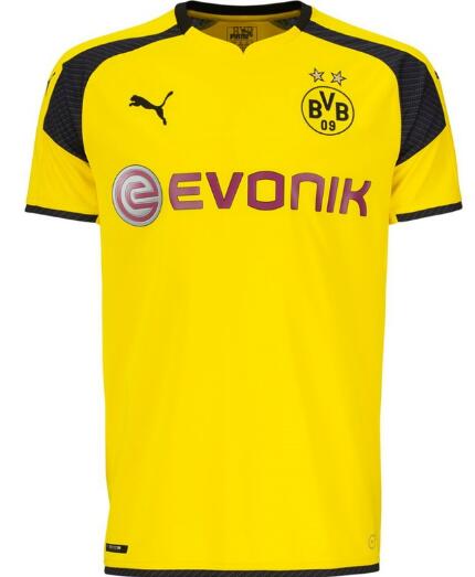 Puma Borussia Dortmund '16-'17 International Home Soccer Jersey (Cyber Yellow/