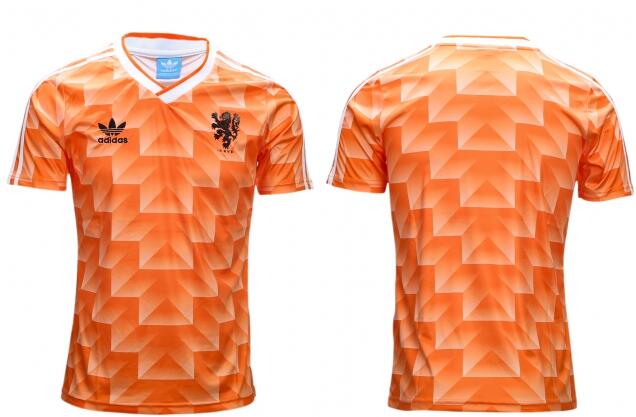 Netherlands home Retro Men Jersey