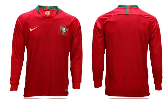 Portugal Home long sleeve AAA+ for Men