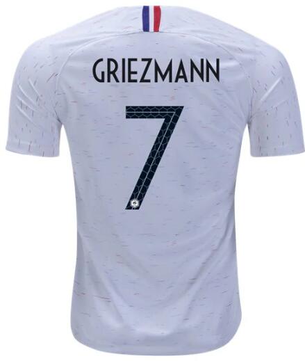 Men Nike Griezmann France Away Jersey 2018
