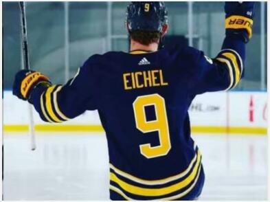 Men Buffalo Sabres Jack Eichel Fanatics Branded Navy Jersey