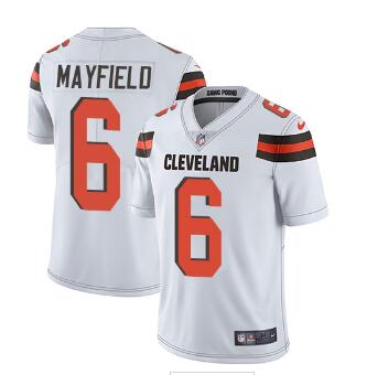 Youth Nike Browns #6 Baker Mayfield White Youth Stitched NFL Vapor Untouchable Limited Jersey