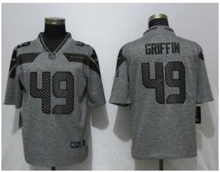 Nike Seattle Seahawks 49 Shaquem Griffin Gray Gridiron Gray Vapor Untouchable Limited Jersey