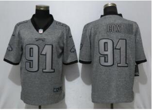 Nike Philadelphia Eagles #91 Fletcher Cox Gray Gridiron Gray Vapor Untouchable Limited Jersey