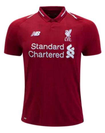 Liverpool 18/19 Home Jersey by New Balance can with any Name and NO.