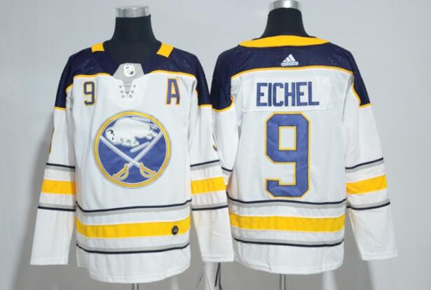 2018 New Men Buffalo Sabres Jack Eichel Fanatics Branded WhiteJersey