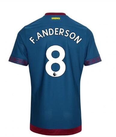 2018/19 JUNIOR F.ANDERSON 8 AWAY SHIRT