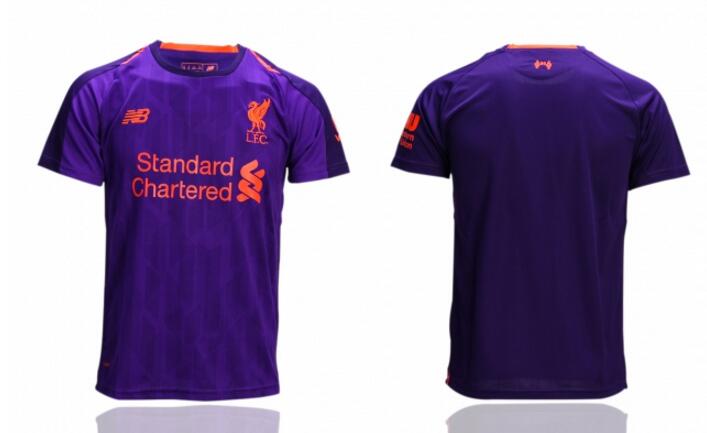 Liverpool New Balance 2018/19 Away Replica Jersey – Purple