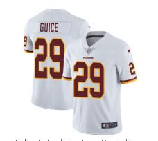 Nike Washington Redskins #29 Derrius Guice White Men's Stitched NFL Vapor Untouchable Limited Jersey