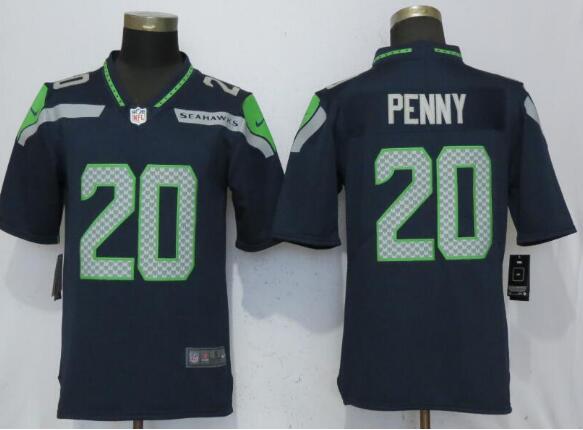 Nike Seattle Seahawks 20 Penny Navy Blue 2017 Vapor Untouchable Limited Player