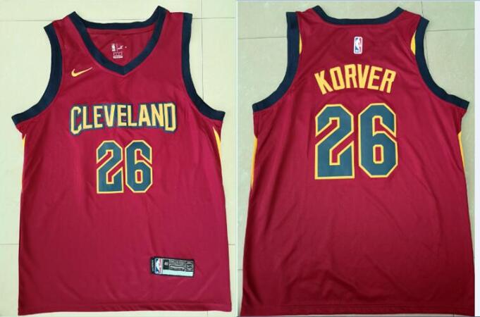 Men's Cleveland Cavaliers Kyle Korver Nike Maroon Swingman Jersey - Icon Edition