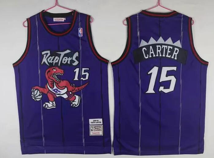 Men's Toronto Raptors Vince Carter Mitchell & Ness Purple 1998-99 Hardwood Classics Swingman Jersey