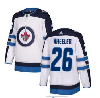 Adidas NHL Winnipeg Jets #26 Blake Wheeler Away White Authentic Jersey