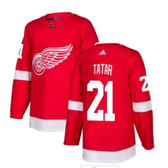 Adidas Detroit Red Wings #21 Tomas Tatar Red Home Authentic Stitched Youth NHL Jersey