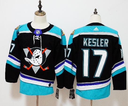 Adidas Ducks #17 Ryan Kesler Black Men Stitched Jersey