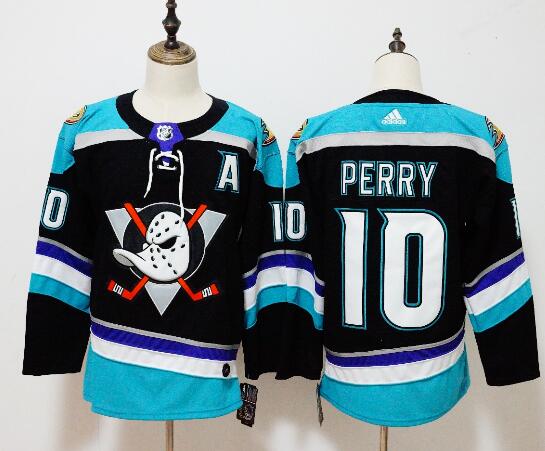 Adidas Anaheim Ducks #10 Corey Perry Black  men's Stitched NHL Jersey