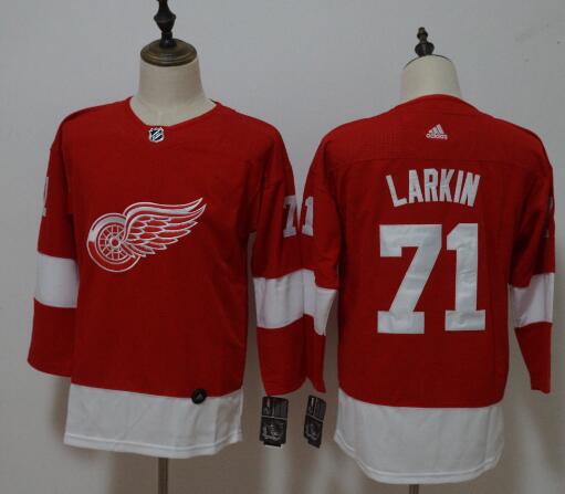 Youth or Women Adidas Detroit Red Wings #71 Dylan Larkin Red Home Stitched Jersey