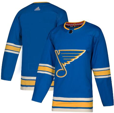 Adidas St. Louis Blues Blank Men Hockey Jersey Sky Blue