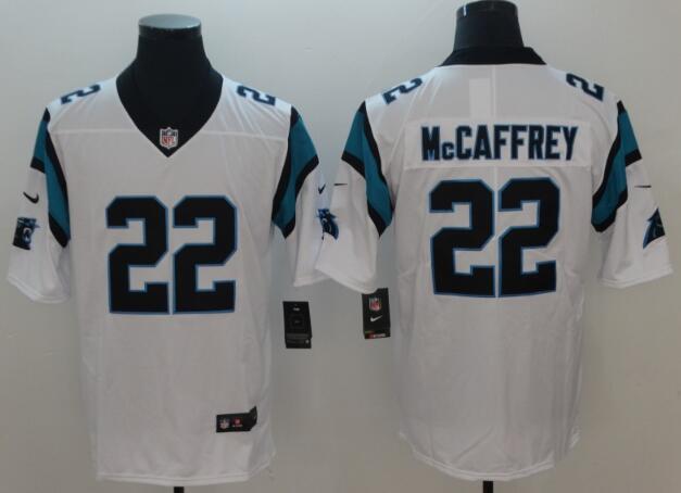 Men White Carolina Panthers Christian McCaffrey Jersey