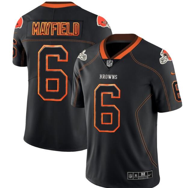 Nike Browns #6 Baker Mayfield Orange Alternate Stitched NFL Vapor Untouchable Jersey