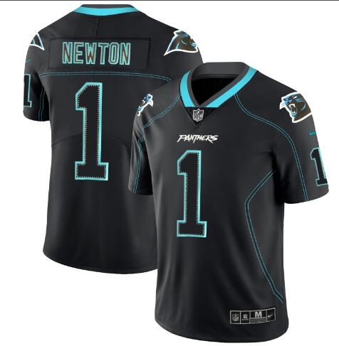 Nike 2018 Fashion Impact Carolina Panthers 1 Cam Newton Color Rush Limited Jersey