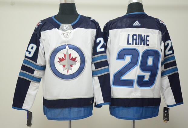 Men's Winnipeg Jets #29 Patrik Laine Stitched NHL Hockey Jersey White