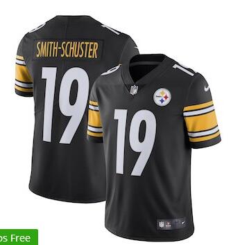 Youth Kid's Pittsburgh Steelers JuJu Smith-Schuster Nike Black Team Color  Jersey